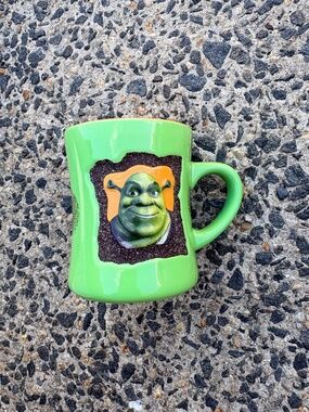 Vintage 2007 Universal Studios Shrek 4-D Mug